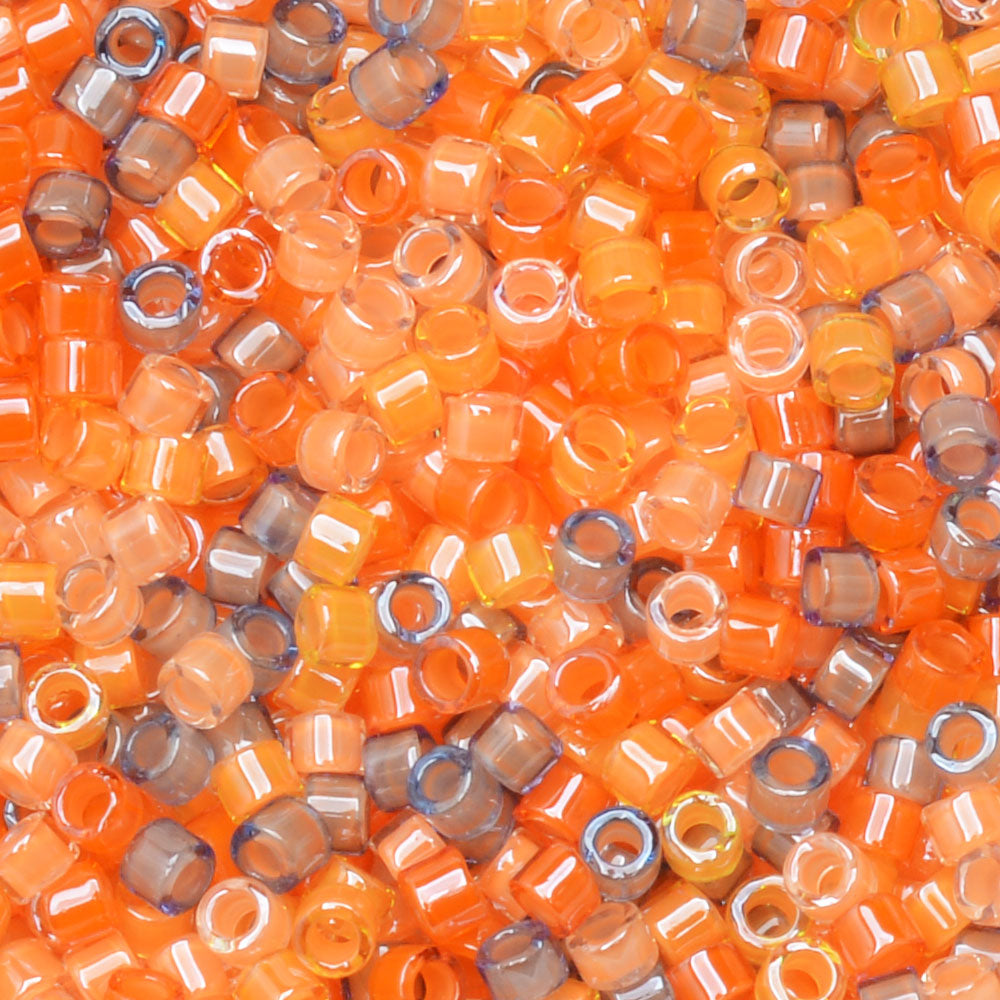 Miyuki Delica Seed Beads, 11/0 Size, #2062 Luminous Mix 2 (2.5" Tube)