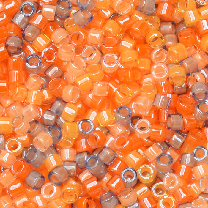 Miyuki Delica Seed Beads, 11/0 Size, #2062 Luminous Mix 2 (2.5" Tube)