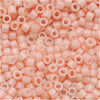 Miyuki Delica Seed Beads, 11/0 Size, Opaque Salmon Pink DB206 (2.5