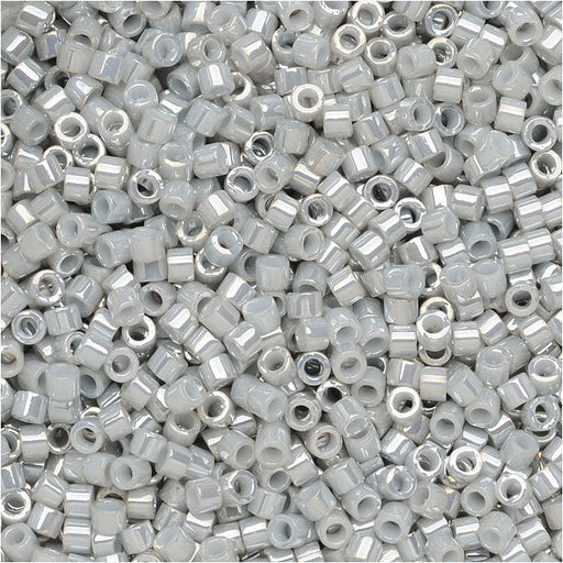 Miyuki Delica Seed Beads, 11/0 Size, Ceylon Gray DB252 (2.5" Tube)