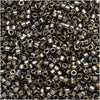 Miyuki Delica Seed Beads, 11/0 Size, Galvanized Tarnished Silver DB254 (2.5