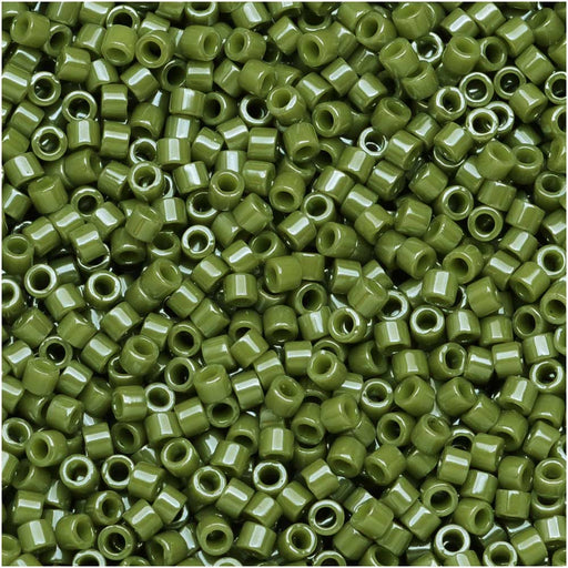 Miyuki Delica Seed Beads, 11/0 Size, Opaque Cactus DB263 (2.5" Tube)