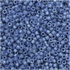 Miyuki Delica Seed Beads, 11/0 Size, #266 Opaque Denim Blue Luster (2.5