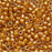 Miyuki Delica Seed Beads, 11/0 Size, Goldenrod Lined Amber AB DB272 (2.5" Tube)