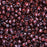 Miyuki Delica Seed Beads, 11/0 Size, Dark Plum Lined Crystal DB280 (2.5" Tube)