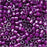 Miyuki Delica Seed Beads, 11/0 Size, Magenta Lined Pale Blue DB281 (2.5" Tube)