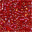 Miyuki Delica Seed Beads, 11/0 Size, Red Lined Red AB DB295 (2.5" Tube)