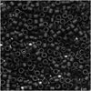 Miyuki Delica Seed Beads, 11/0 Size, Matte Black Opaque DB310 (2.5