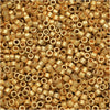 Miyuki Delica Seed Beads, 11/0, Matte Metallic Bright Yellow 24K Gold DB331 (2.5