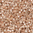 Miyuki Delica Seed Beads, 11/0 Size, #418 Galvanized Light Rose Dyed (2.5" Tube)