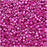 Miyuki Delica Seed Beads, 11/0 Size, Galvanized Bright Pink DB425 (2.5" Tube)