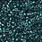 Miyuki Delica Seed Beads, 11/0 Size, #459 Nickel Plated Dyed Dark Teal (2.5" Tube)