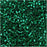 Miyuki Delica Seed Beads, 11/0 Size, Silver Lined Emerald DB605 (2.5" Tube)