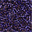 Miyuki Delica Seed Beads, 11/0 Size, Silver Lined Dark Purple DB609 (2.5" Tube)