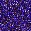Miyuki Delica Seed Beads, 11/0 Size, Silver Lined Violet DB610 (2.5