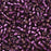 Miyuki Delica Seed Beads, 11/0 Size, #611 Silver Lined Wine Dyed (2.5" Tube)