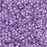 Miyuki Delica Seed Beads, 11/0, Silver Lined Lavender, Alabaster Dyed DB629 (2.5" Tube)