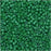 Miyuki Delica Seed Beads, 11/0 Size, #655 Dyed Opaque Kelly Green (2.5" Tube)