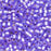Miyuki Delica Seed Beads, 11/0 Size, Silver Lined Purple Semi Matte DB694 (2.5" Tube)
