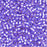 Miyuki Delica Seed Beads, 11/0 Size, Silver Lined Purple Semi Matte DB694 (2.5" Tube)