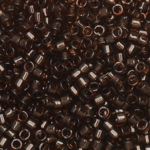 Miyuki Delica Seed Beads, 11/0 Size, #715 Transparent Taupe (2.5" Tube)
