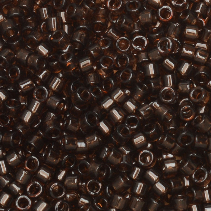 Miyuki Delica Seed Beads, 11/0 Size, #715 Transparent Taupe (2.5" Tube)