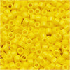 Miyuki Delica Seed Beads, 11/0 Size, Opaque Yellow DB721 (2.5