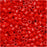 Miyuki Delica Seed Beads, 11/0 Size, Opaque Dark Cranberry DB723 (2.5" Tube)