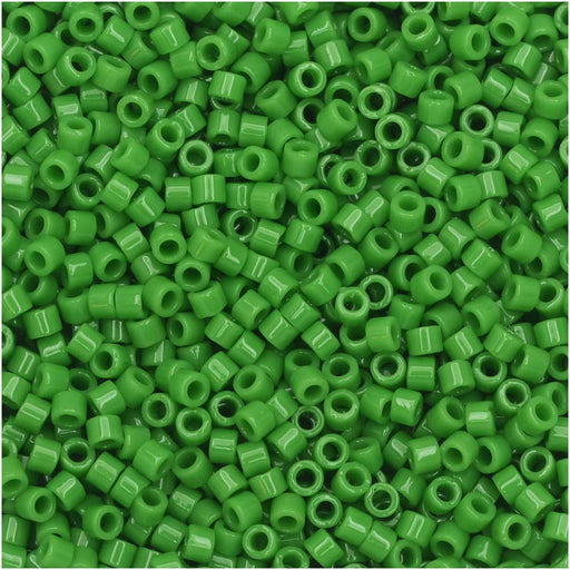 Miyuki Delica Seed Beads, 11/0 Size, #724 Opaque Pea Green (2.5" Tube)