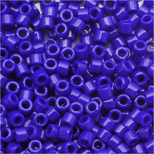 Miyuki Delica Seed Beads, 11/0 Size, Opaque Dk Blue DB726 (2.5" Tube)