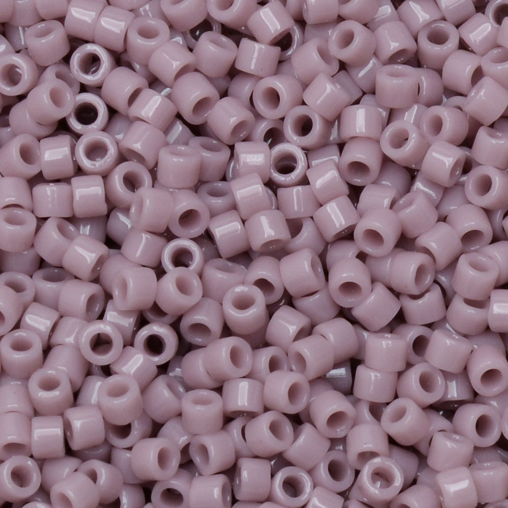 Miyuki Delica Seed Beads, 11/0 Size, #728 Opaque Lilac (2.5" Tube)