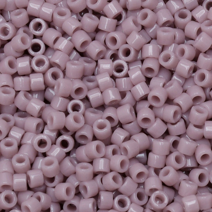 Miyuki Delica Seed Beads, 11/0 Size, #728 Opaque Lilac (2.5" Tube)