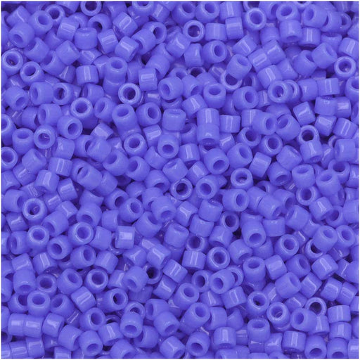 Miyuki Delica Seed Beads, 11/0 Size, #730 Opaque Light Sapphire (2.5" Tube)