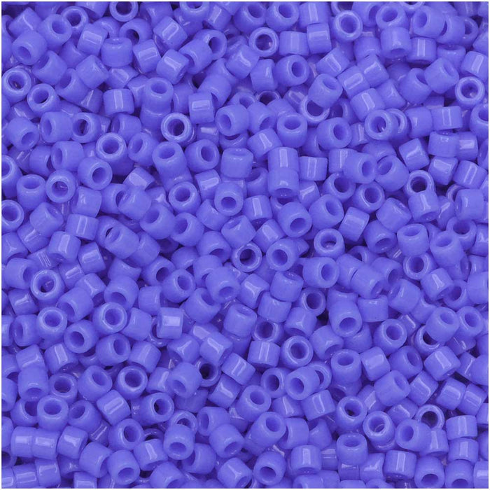 Miyuki Delica Seed Beads, 11/0 Size, #730 Opaque Light Sapphire (2.5" Tube)