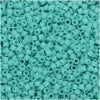Miyuki Delica Seed Beads, 11/0 Size, #759 Matte Opaque Turquoise (2.5