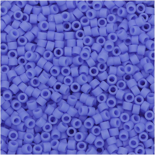 Miyuki Delica Seed Beads, 11/0 Size, #760 Matte Opaque Light Sapphire (2.5" Tube)