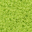 Miyuki Delica Seed Beads, 11/0 Size, #763 Matte Opaque Chartreuse (2.5" Tube)