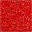 Miyuki Delica Seed Beads, 11/0 Size, Opaque Red Dyed DB791 (2.5" Tube)