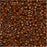 Miyuki Delica Seed Beads, 11/0 Size, Dyed Matte Opaque Sienna DB794 (2.5" Tube)