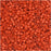 Miyuki Delica Seed Beads, 11/0, #795 Matte Opaque Vermillion Dyed Red-Orange (2.5" Tube)