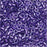 Miyuki Delica Seed Beads, 11/0 Size, Sparkle Purple Lined Crystal DB906 (2.5" Tube)