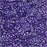 Miyuki Delica Seed Beads, 11/0 Size, Sparkle Purple Lined Crystal DB906 (2.5" Tube)