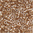 Miyuki Delica Seed Beads, 11/0 Size, Sparkling Lined Lt. Bronze DB907 (2.5" Tube)