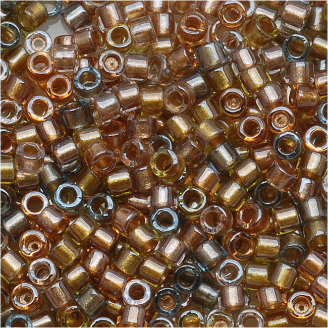 Miyuki Delica Seed Beads, 11/0 Size, Lined Metallic Mix DB981 (2.5" Tube)