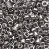 Miyuki Delica Seed Beads, 10/0 Size, Steel Metallic DBM0021 (7.2 Grams)