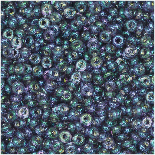 Toho Demi Round Seed Beads, Thin 11/0 (2.2mm), 7.8 Grams, #206 Gold Lustered Hydrangea