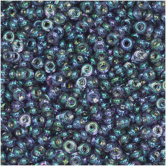 Toho Demi Round Seed Beads, Thin 11/0 (2.2mm), 7.8 Grams, #206 Gold Lustered Hydrangea