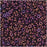 Toho Demi Round Seed Beads, Thin 11/0 (2.2mm), #502 Higher Metallic Amethyst (7.8 Grams)