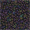 Toho Demi Round Seed Beads, Thin 11/0 (2.2mm) Size, #85 Metallic Iris Purple (7.8 Grams)