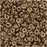 Toho Demi Round Seed Beads, Thin 8/0 (3mm), #204 Gold Lustered Montana Blue (7.4 Grams)